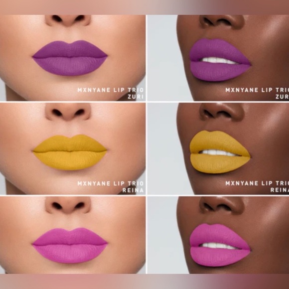 MORPHE X NYANE -BEYOND BOLD Lipstick Trio (3) Fierce Fairytale Zuri Reina Ayane - Picture 1 of 6